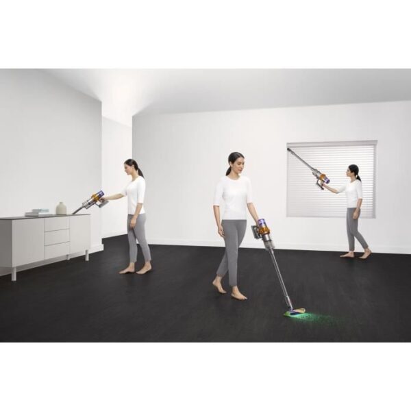 DYSON V15 Detect Absolute – Steelstofzuiger – 240 AW vermogen – Tot 60 min. gebruiksduur – Borstel met geïntegreerd licht - Afbeelding 9