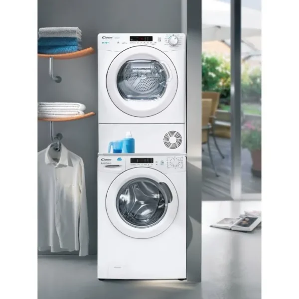 CANDY CSE C9DE-47 Slimme condensdroger – 9 kg – Klasse B – Aangesloten – Wit - Afbeelding 2