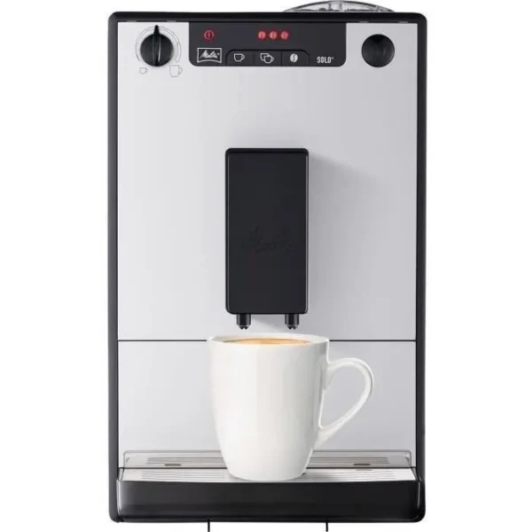 MELITTA Solo Bean Grinder Koffiezetapparaat – Puur Zilver - Afbeelding 2