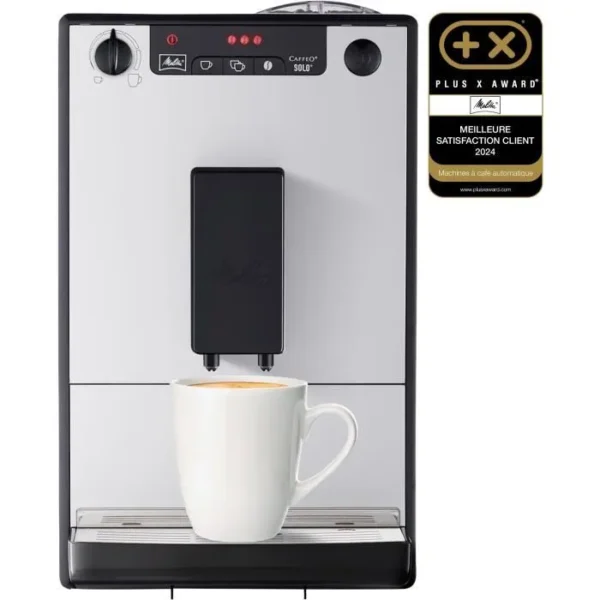 MELITTA Solo Bean Grinder Koffiezetapparaat – Puur Zilver