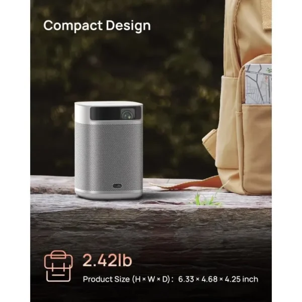 XGIMI MoGo 2 draagbare projector – WiFi Bluetooth HD 400 ISO lumen – Android TV 11.0 – 2×8W luidsprekers - Afbeelding 4