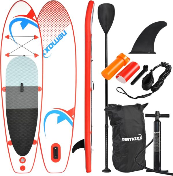 Nemaxx PB300 Sup Board, Oranje Schildpad, 300x76x15cm